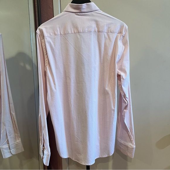 Denim & Flower Light Pink Dress Shirt - Picture 2 of 8